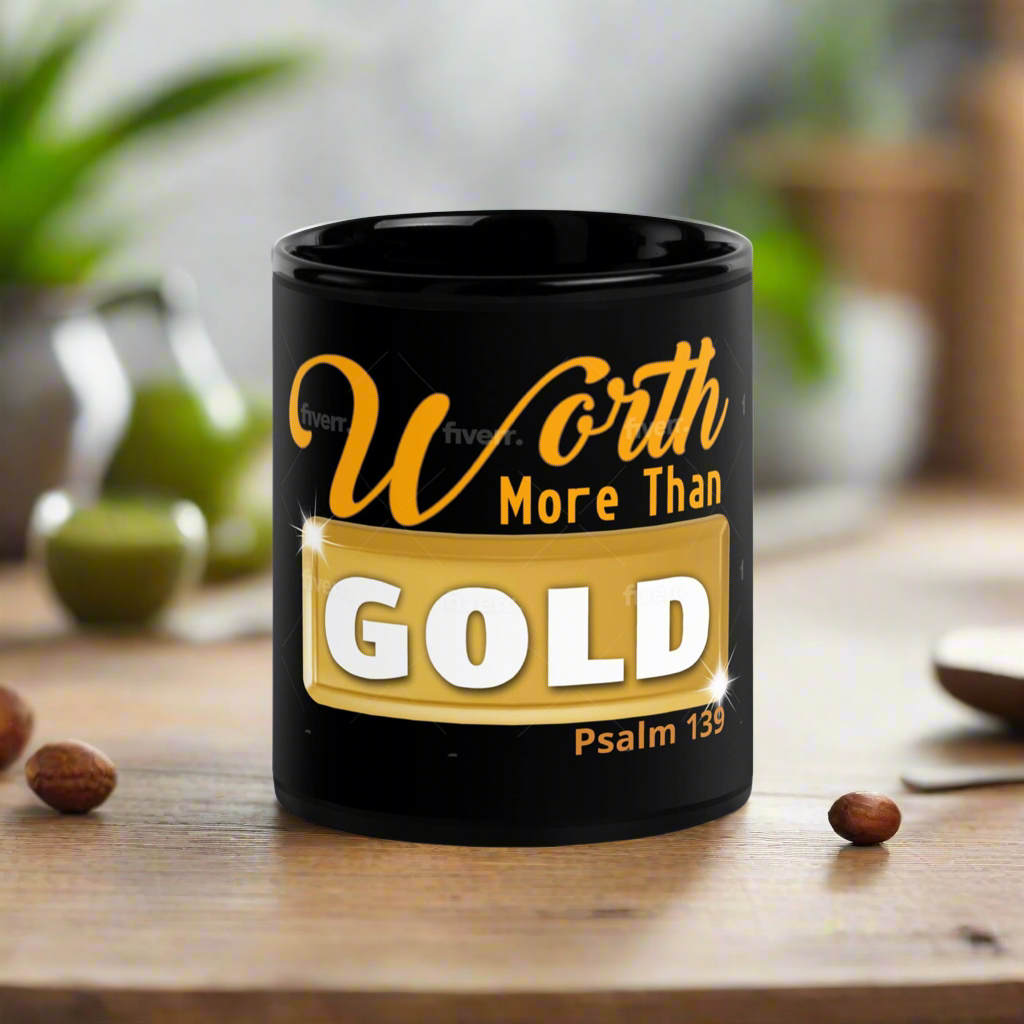 Black Glossy Mug