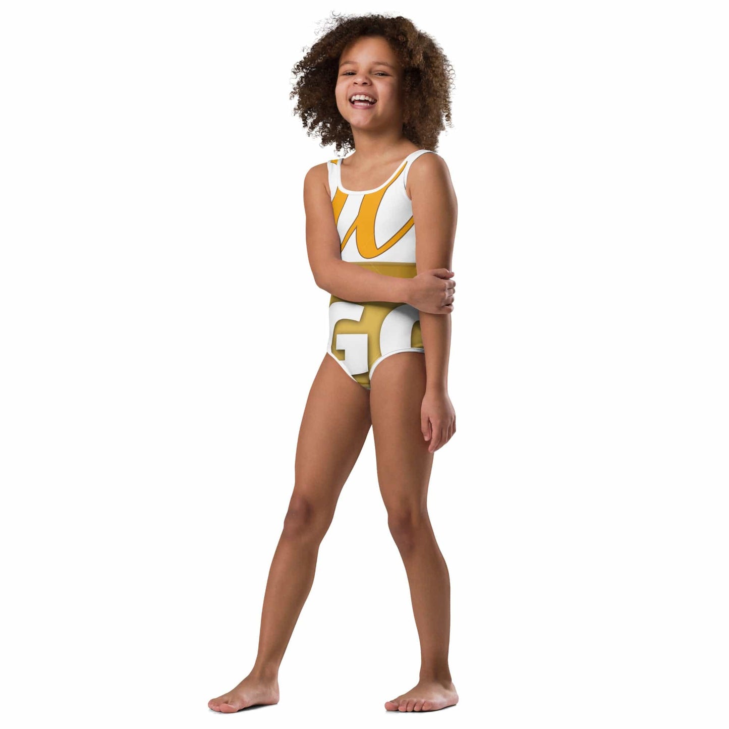 Journey of Becoming All-Over Print Kids Swimsuit