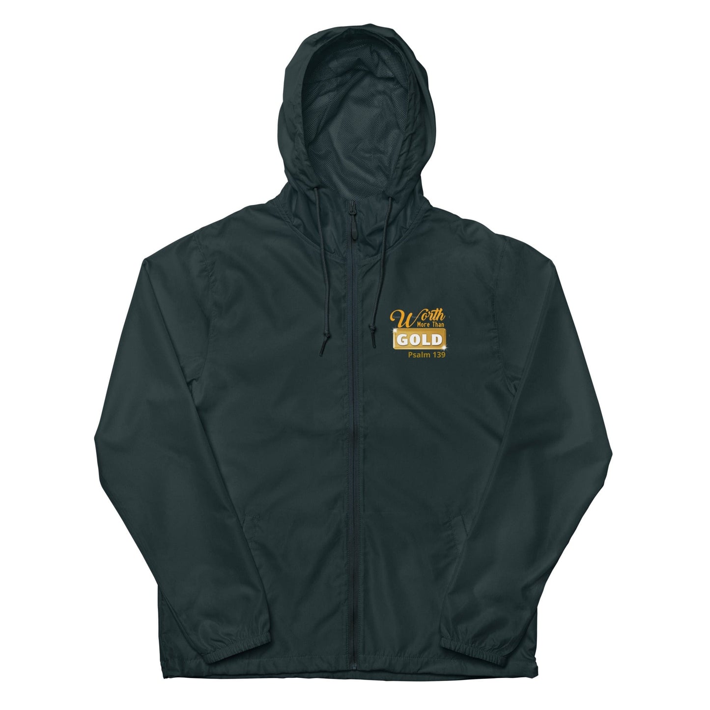 Journey of Becoming Classic Navy / XS Unisex lightweight zip up windbreaker
