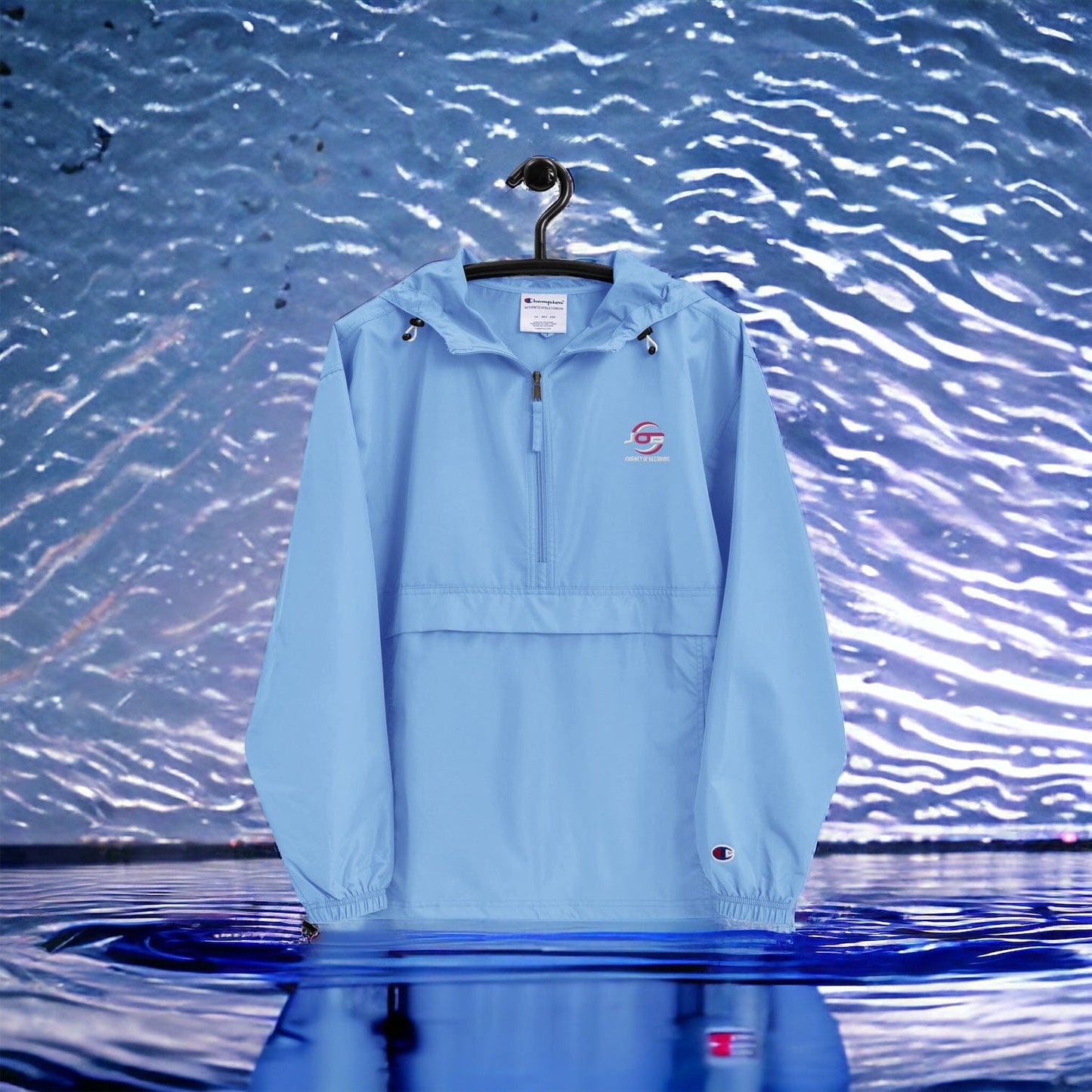 Journey of Becoming Embroidered Champion Packable Jacket