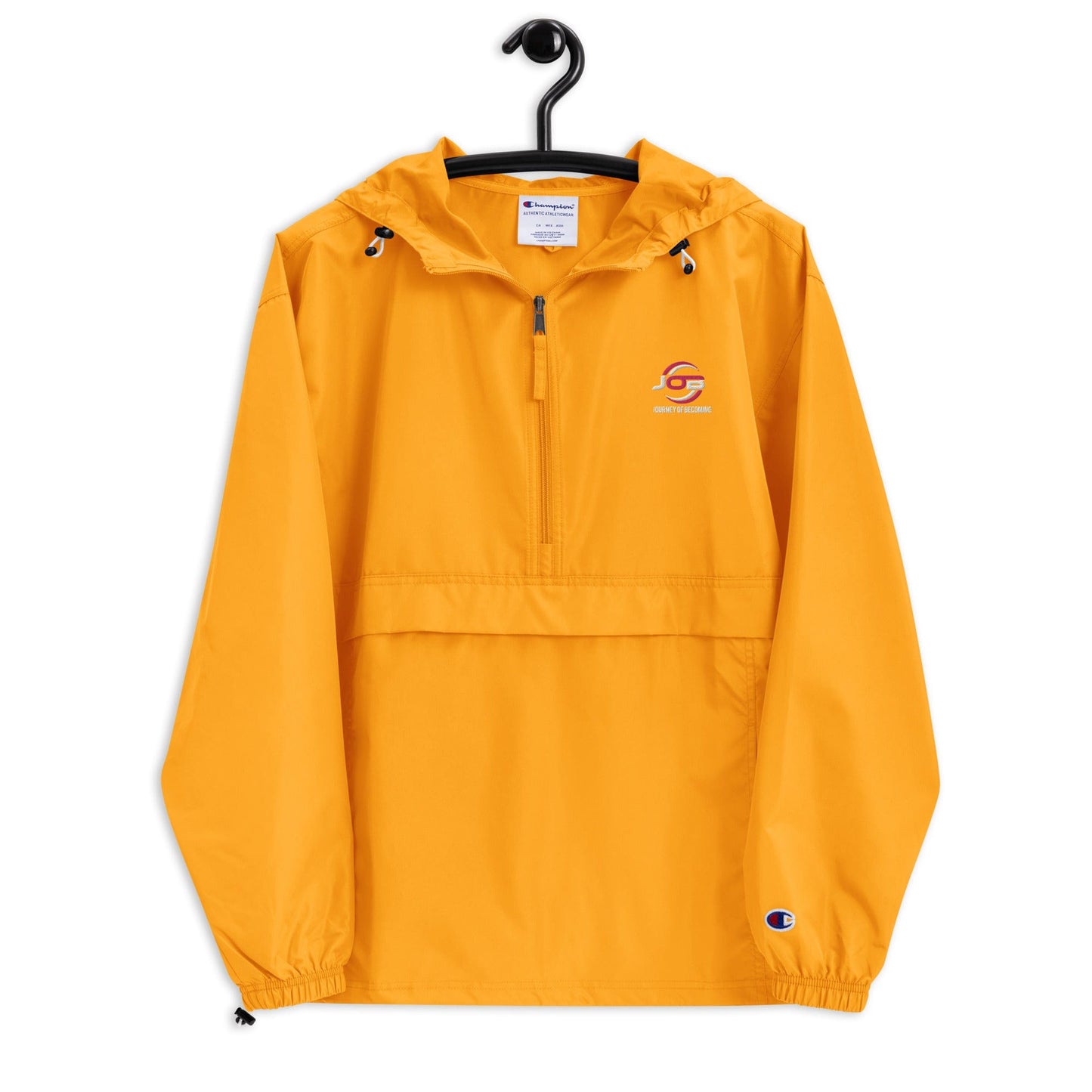 Journey of Becoming Gold / S Embroidered Champion Packable Jacket
