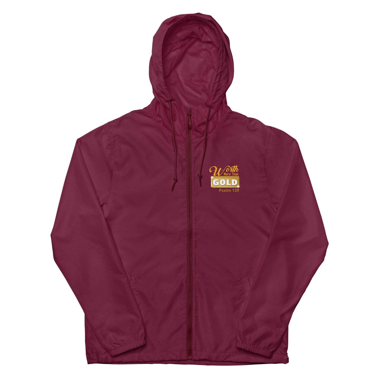 Journey of Becoming Maroon / XS Unisex lightweight zip up windbreaker