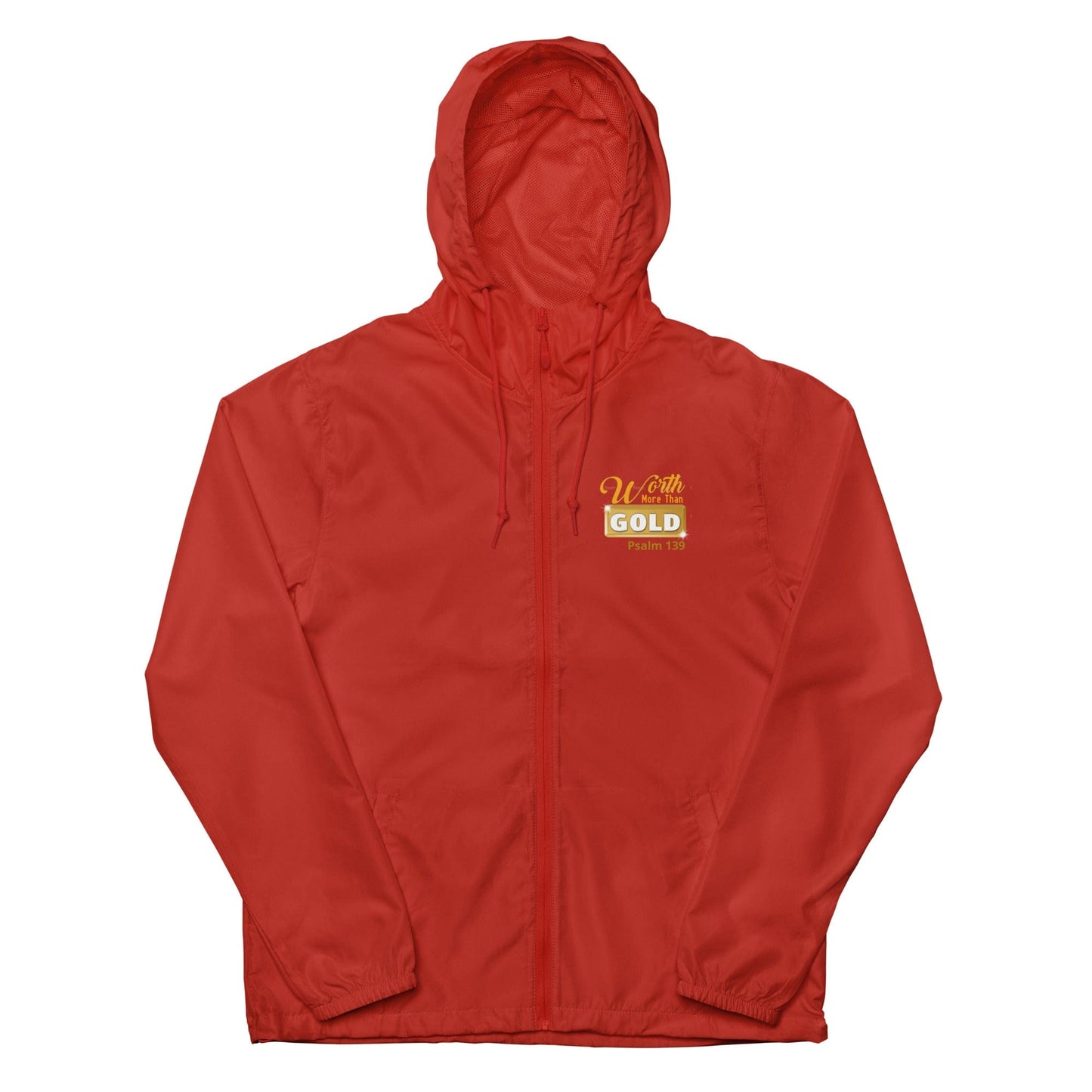 Journey of Becoming Red / XS Unisex lightweight zip up windbreaker