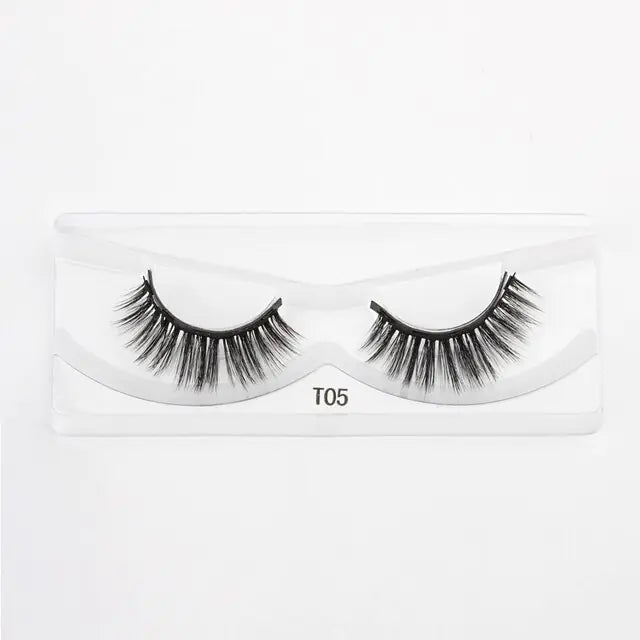 New 1/3Pairs Magnetic Eyelashes False Lashes