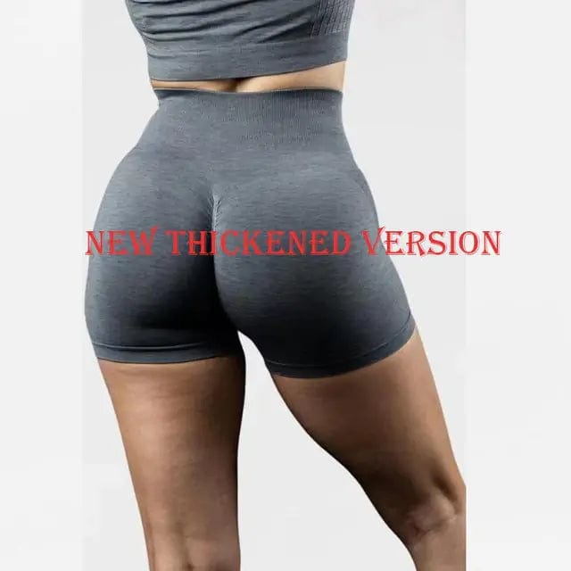 Journey of Becoming Charcoal Grey / M Scrunch Butt Fitness Shorts