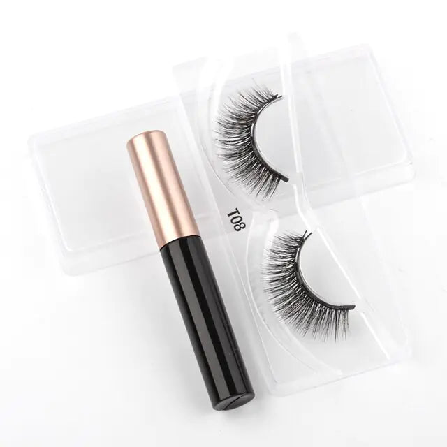 New 1/3Pairs Magnetic Eyelashes False Lashes