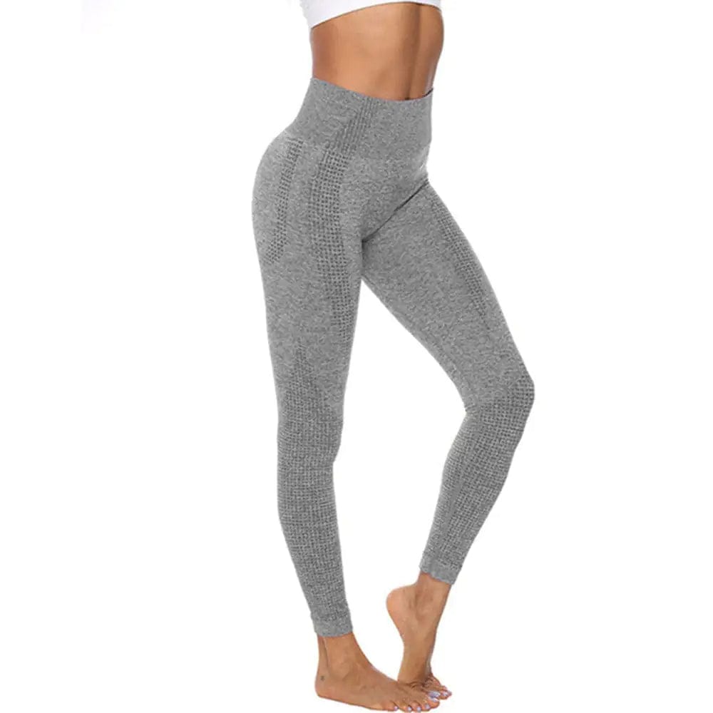 Journey of Becoming 01 Leggings Grey / L Fitness Running Yoga Pants