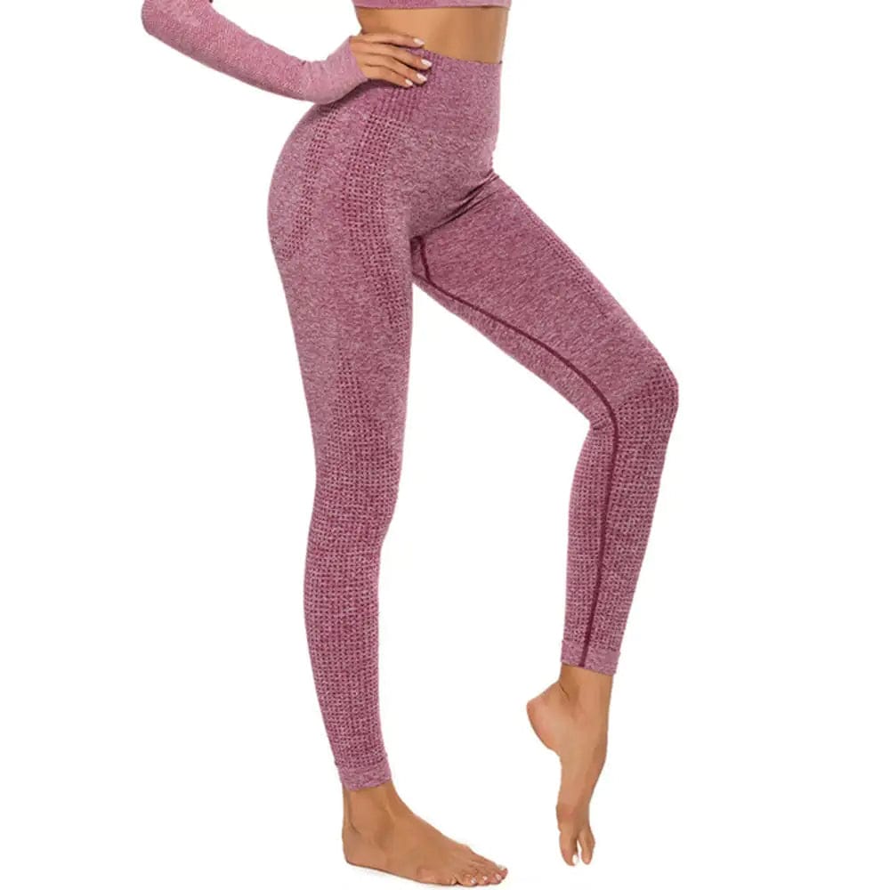 Journey of Becoming 01 Leggings Maroon / L Fitness Running Yoga Pants