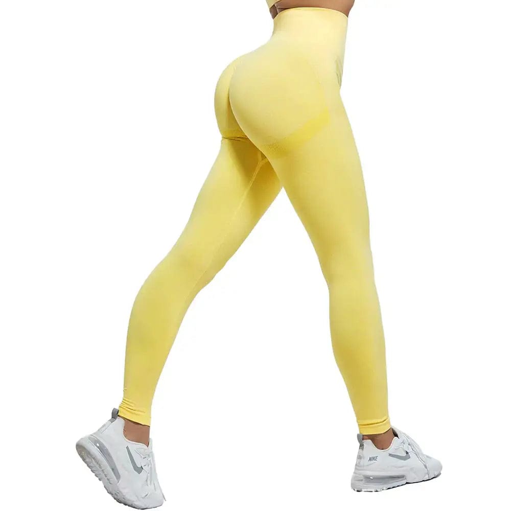 Journey of Becoming 03 Tights Yellow / L Fitness Running Yoga Pants