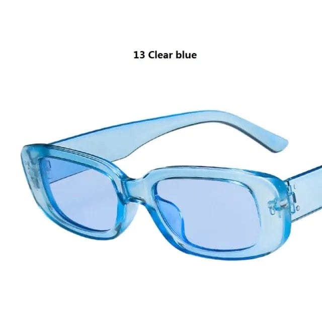 Journey of Becoming 13 Clear blue Vintage Sunglasses