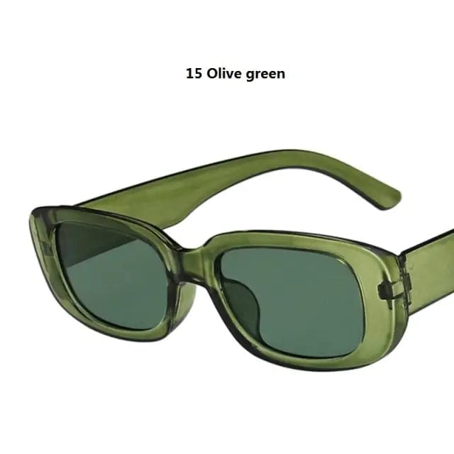 Journey of Becoming 15 Olive green Vintage Sunglasses