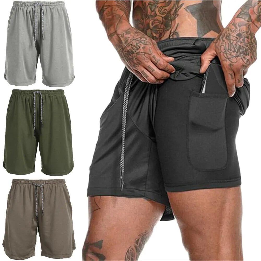 Journey of Becoming 2019 Mens 2 in 1 Fitness Running Shorts