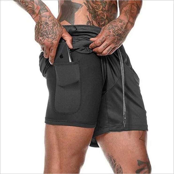 Journey of Becoming 2019 Mens 2 in 1 Fitness Running Shorts