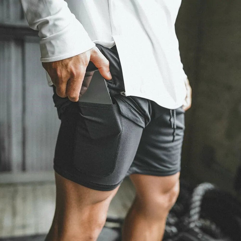 Journey of Becoming 2019 Mens 2 in 1 Fitness Running Shorts