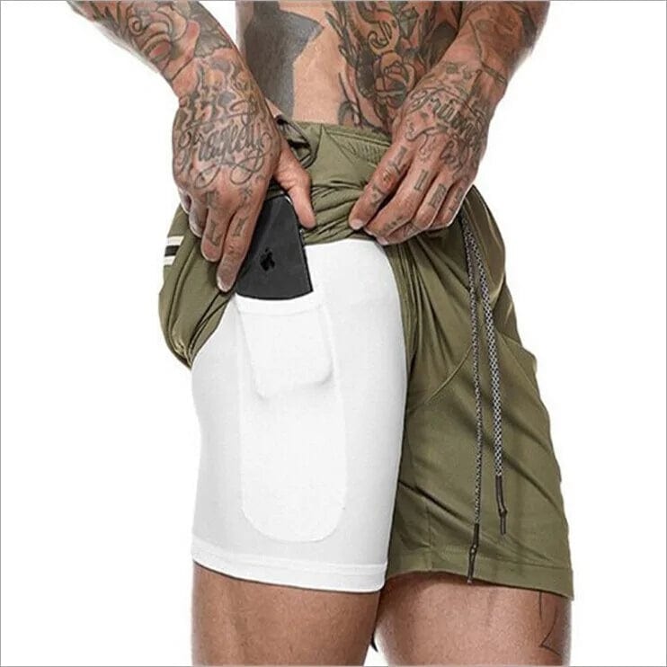 Journey of Becoming 2019 Mens 2 in 1 Fitness Running Shorts