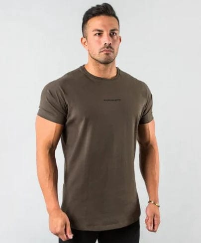 Journey of Becoming Army Green 1 / M Men Fitted Gym T-Shirt