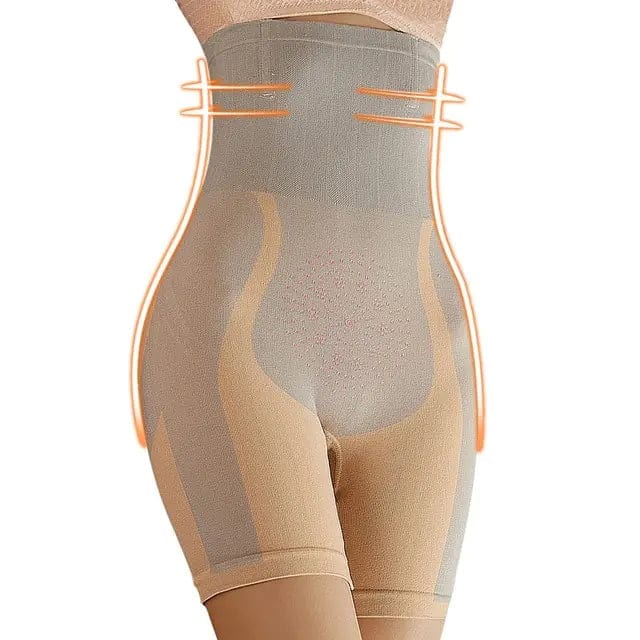 Journey of Becoming Beige / 2XL High Waist Seamless Women's Fitness Shorts