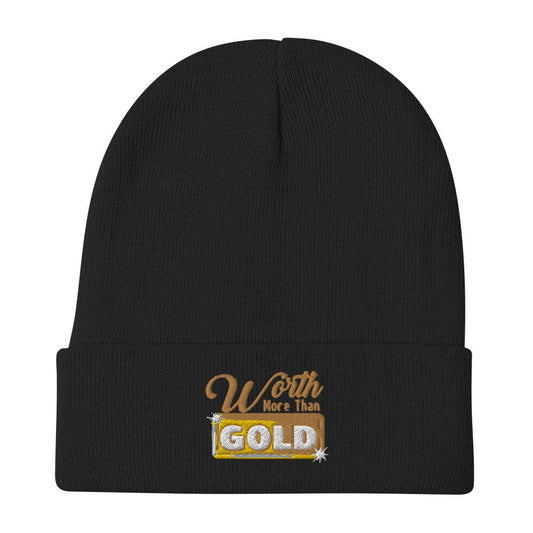 Journey of Becoming Black Embroidered Beanie