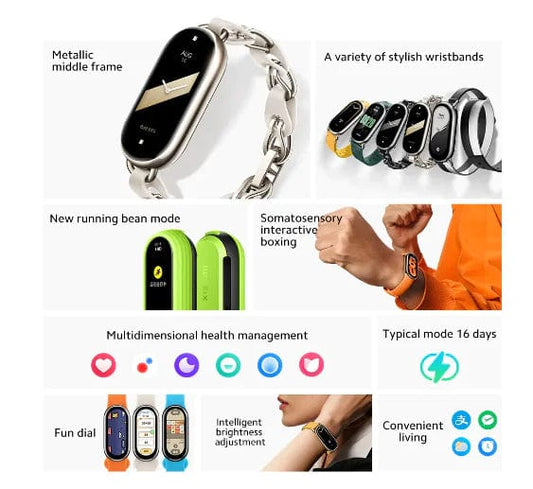 Journey of Becoming Black Fitness Tracker Bluetooth Band Watch