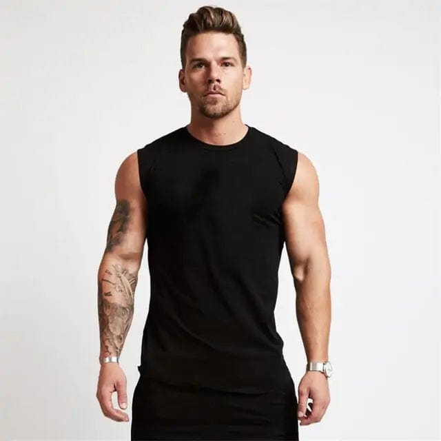 Journey of Becoming Black / L Compression Gym Tank Top for Men