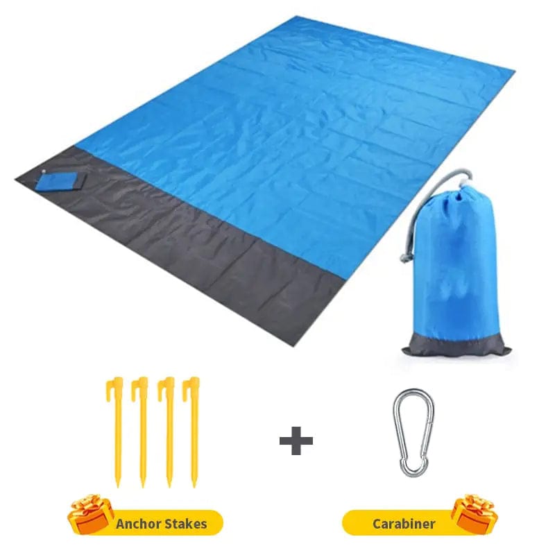 Journey of Becoming Blue / 200x210cm Portable Beach Mat