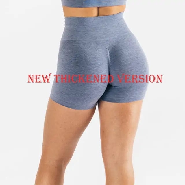 Journey of Becoming Blue Gray / L Scrunch Butt Fitness Shorts