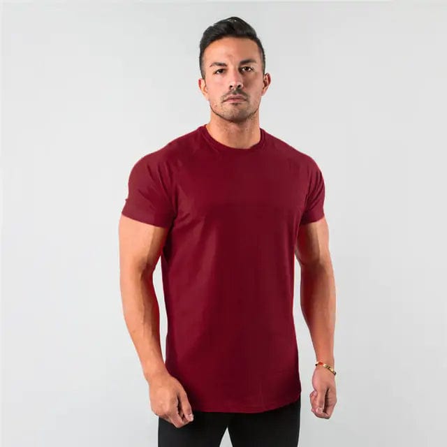 Journey of Becoming Burgundy / L Male Gym T-Shirt