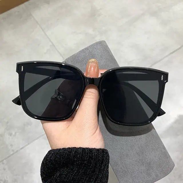 Journey of Becoming C1 Black / Other Vintage Square Sunglasses