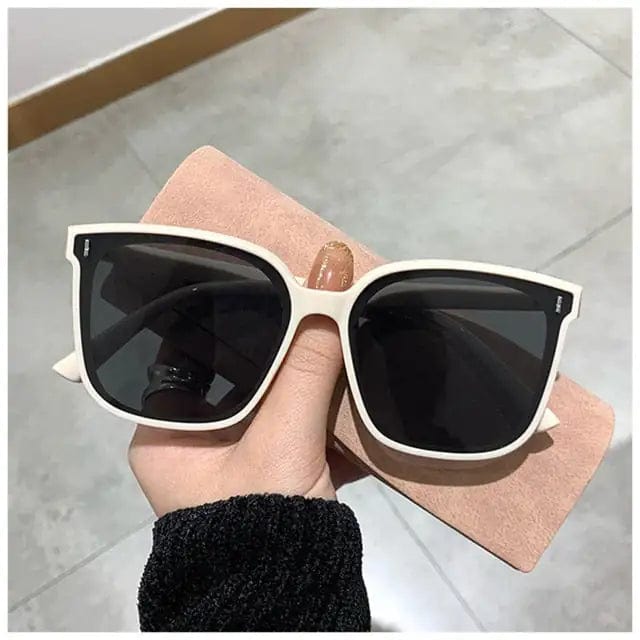 Journey of Becoming C2 Beige / Other Vintage Square Sunglasses