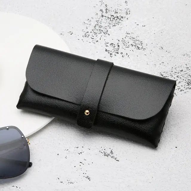 Journey of Becoming C7 Leather Box / Other Vintage Square Sunglasses