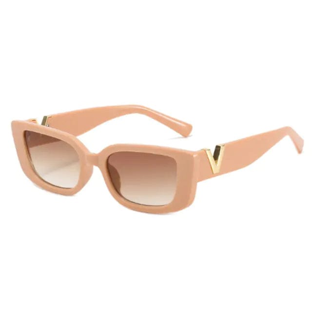 Journey of Becoming Coffee Rectangle Retro Sunglasses