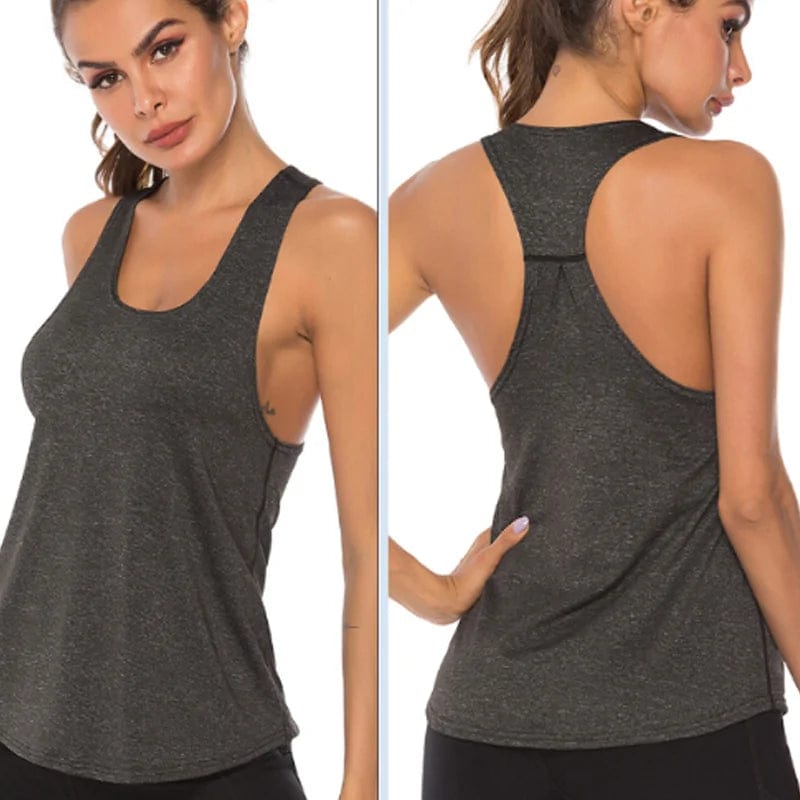 Journey of Becoming Dark Gray / S Running Vest Fitness Yoga Shirts