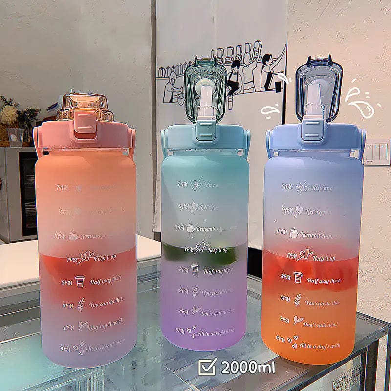 Journey of Becoming Fitness Drinking Bottle