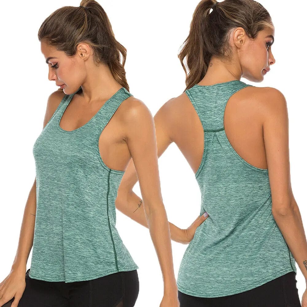 Journey of Becoming Green / L Running Vest Fitness Yoga Shirts