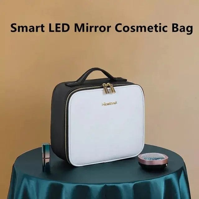 Journey of Becoming LED White / 26*23*11cm Smart  LED Cosmetic Case with Mirror