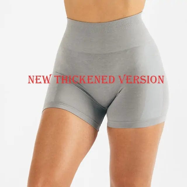 Journey of Becoming Light Gray / L Scrunch Butt Fitness Shorts