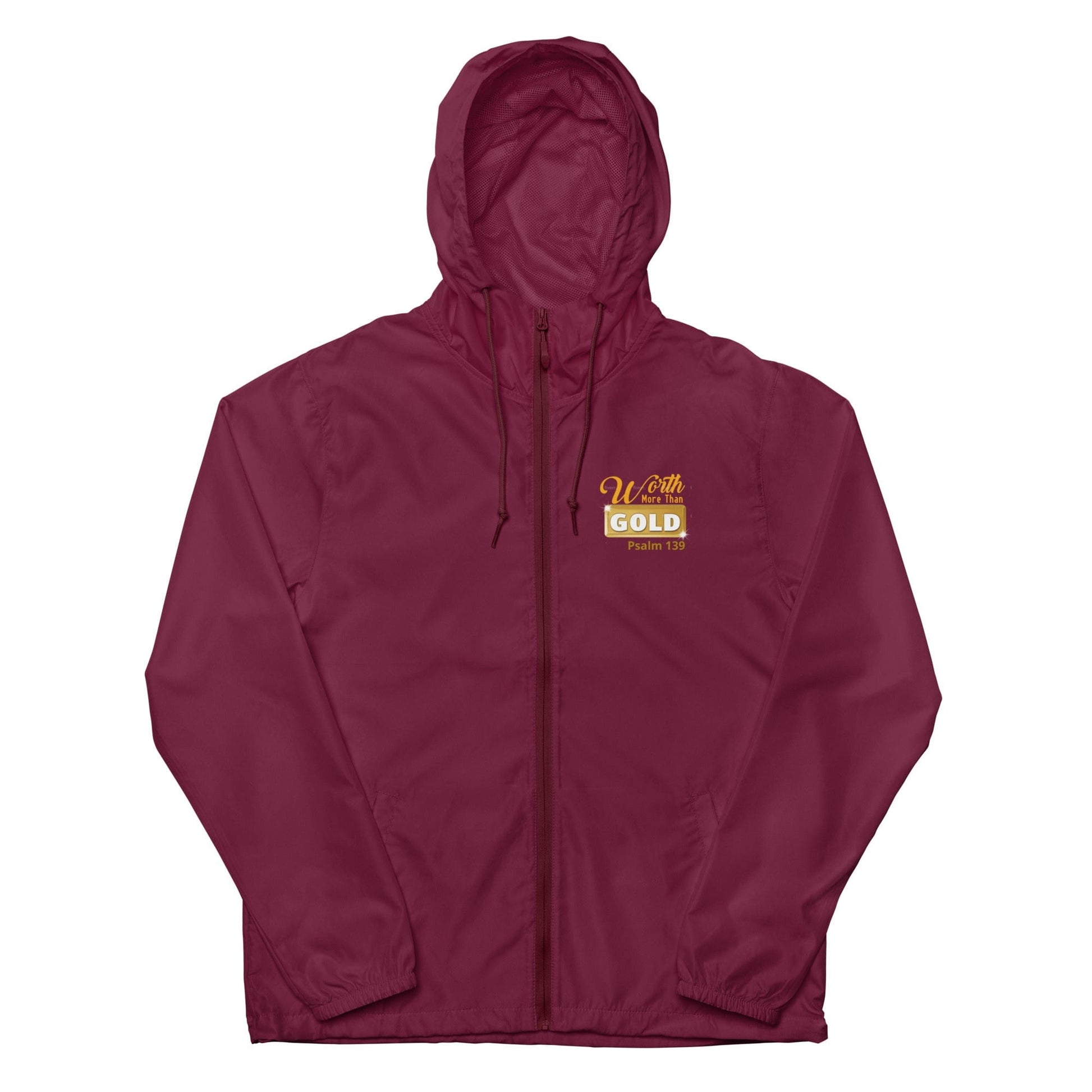 Journey of Becoming Maroon / XS Unisex lightweight zip up windbreaker