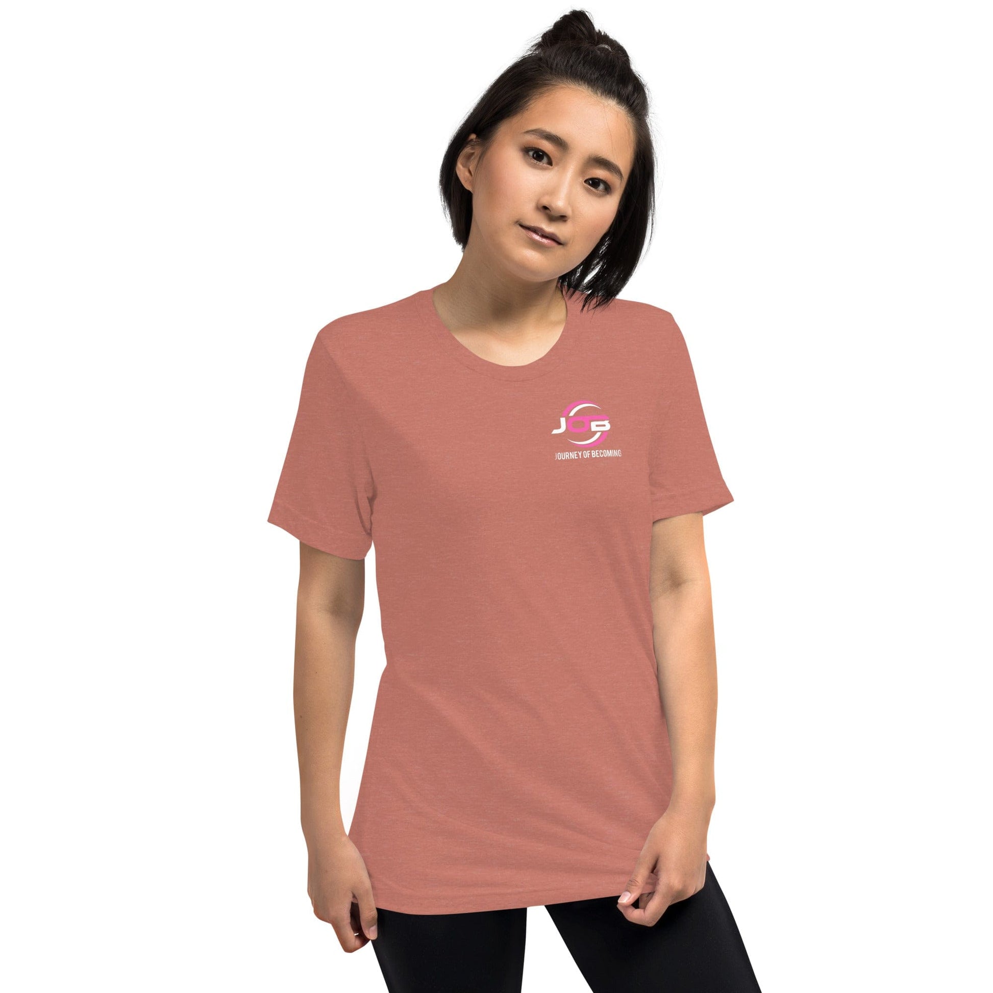 Journey of Becoming Mauve Triblend Short sleeve t-shirt