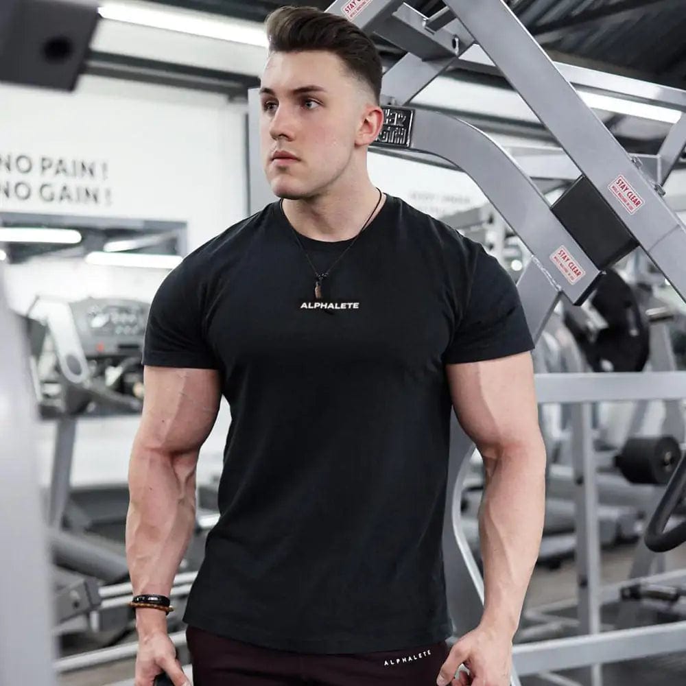 Journey of Becoming Men Fitted Gym T-Shirt