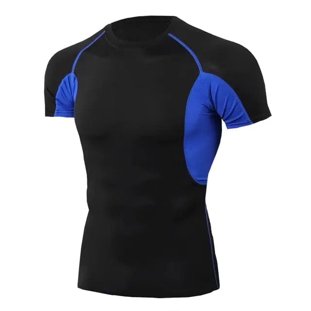 Journey of Becoming Navy Blue / XXXL Quick-Dry Men's Running Gym Shirt