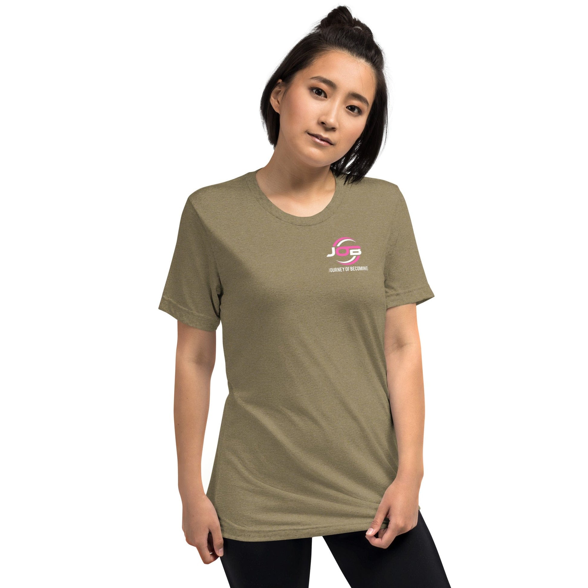 Journey of Becoming Olive Triblend Short sleeve t-shirt