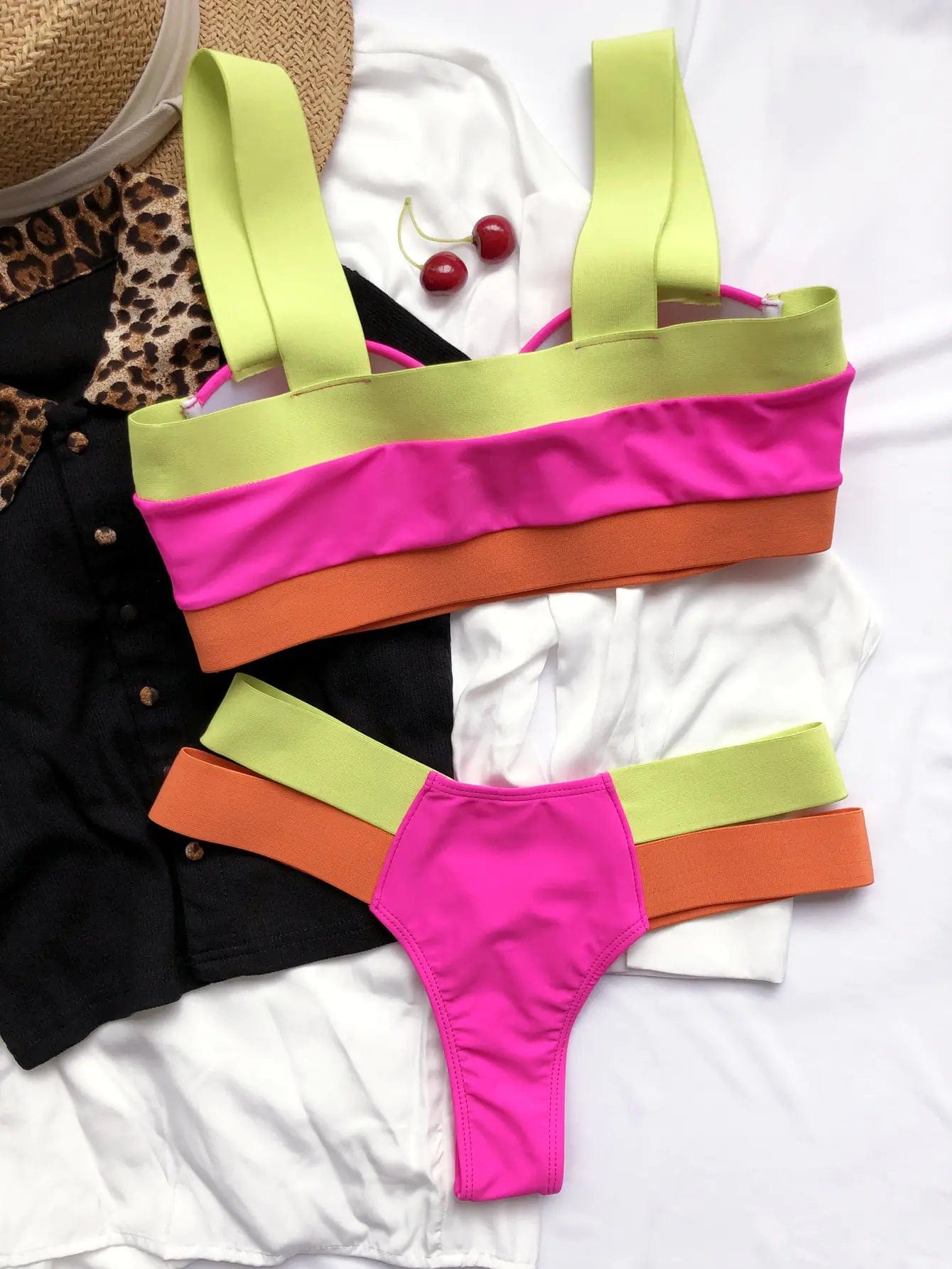 Journey of Becoming Patchwork Sexy Swimwear