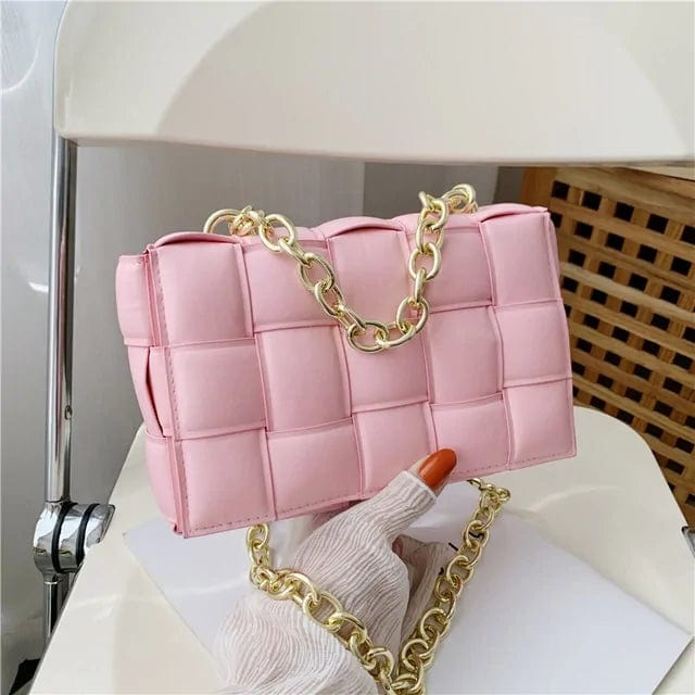 Journey of Becoming Pink / 23cmx6cmx15cm Square Crossbody Bags