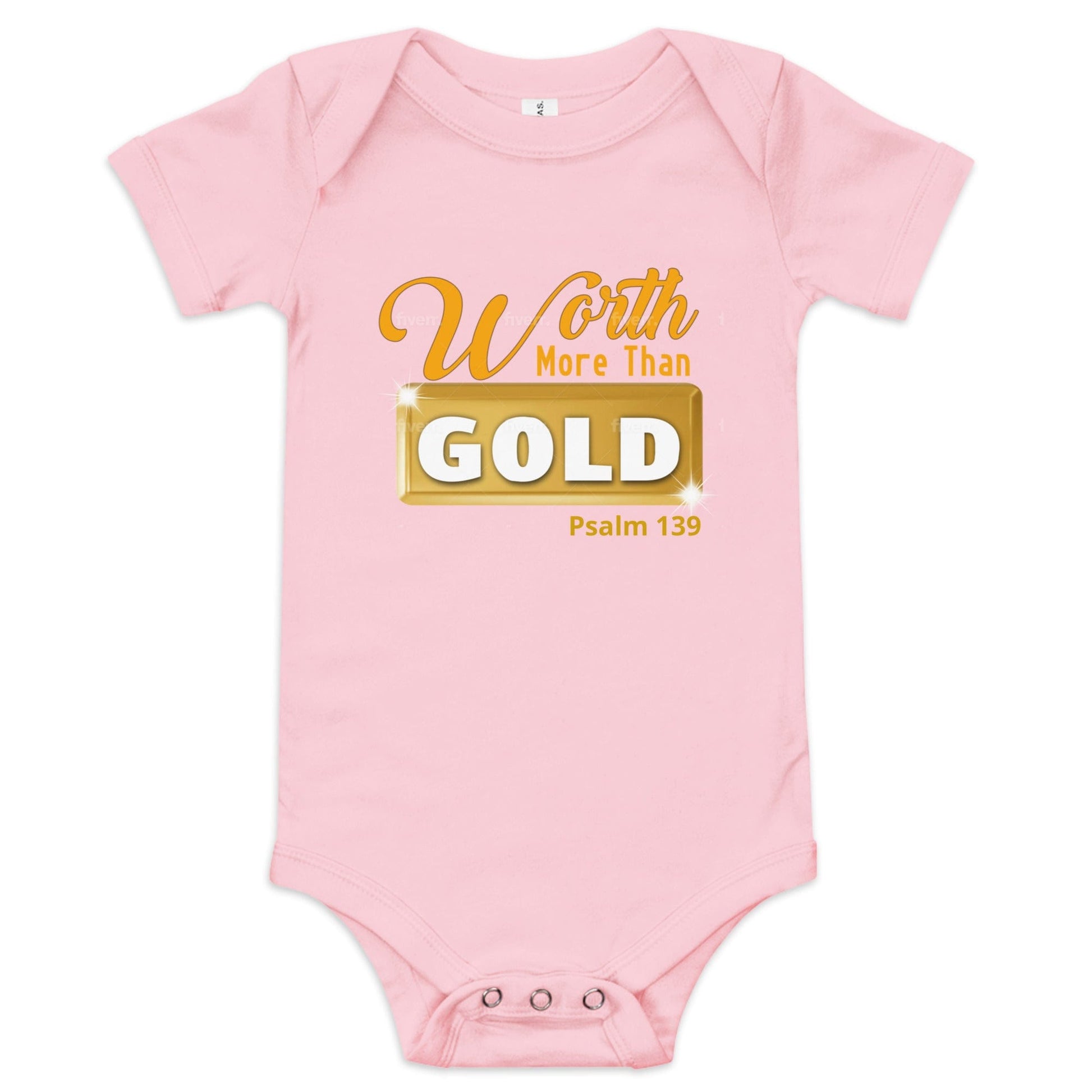 Journey of Becoming Pink / 3-6m Baby short sleeve one piece