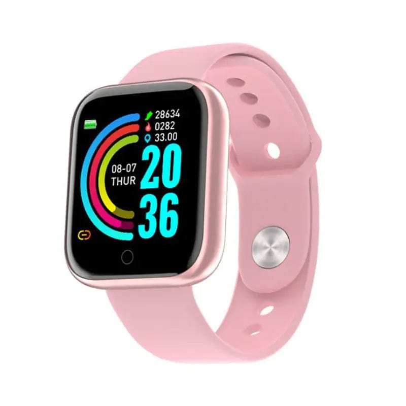 Journey of Becoming Pink Waterproof Sport Fitness Smart Watch