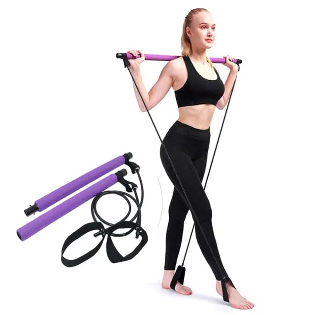 Journey of Becoming Purple Fitness Resistance Band