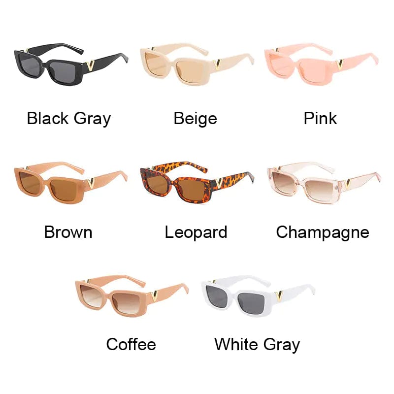 Journey of Becoming Rectangle Retro Sunglasses