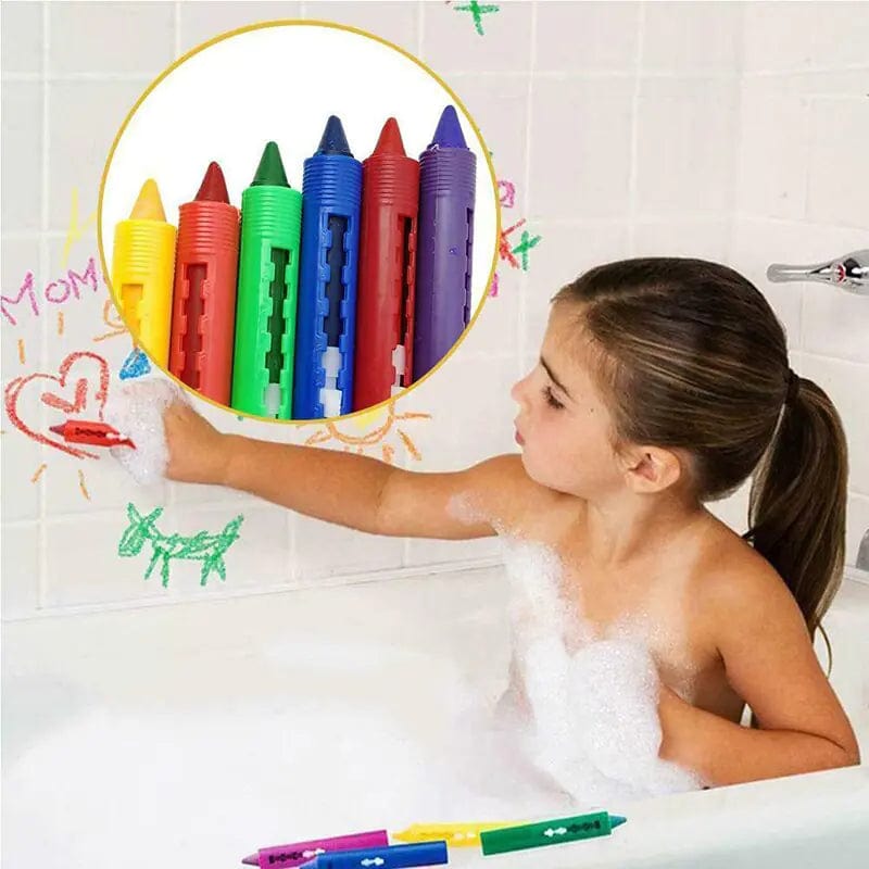 Journey of Becoming Set / 6pcs Washable Crayon for Kids