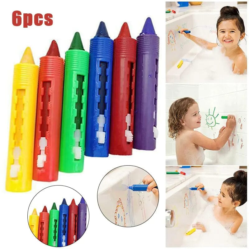 Journey of Becoming Set / 6pcs Washable Crayon for Kids