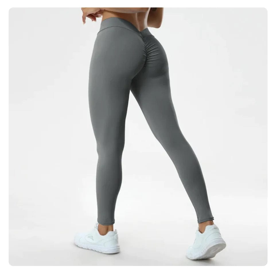 Journey of Becoming Sexy V Butt Push Up Fitness High Waist Pants